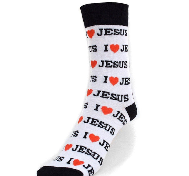 Women's "I love Jesus" Socks