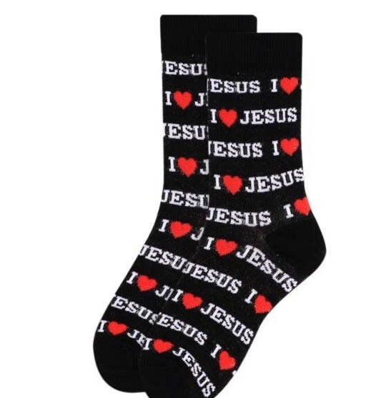 Women's "I love Jesus" Socks