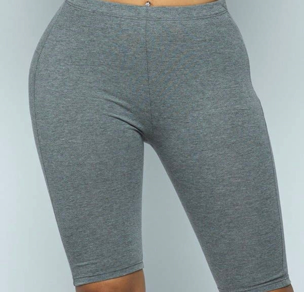 Grey biker shorts